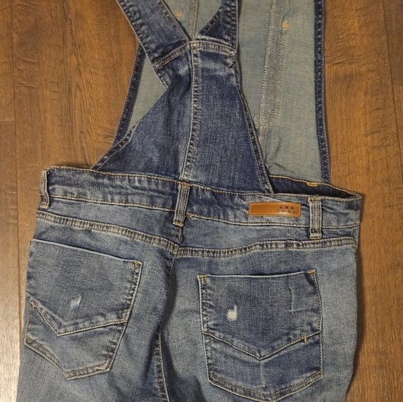 Dollhouse Blue Denim Overalls - Picture 2 of 4